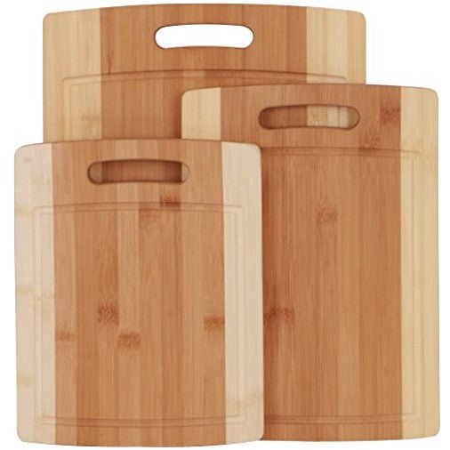 Large Organic Natural Bamboo Cutting Board - Premium Kitchen Chopping Board | 17 x 12